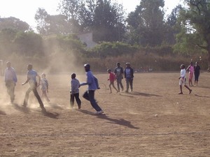 Soccer for Peace in Matahare area