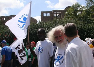 Fr. Kizito - Peace March from Kibera - WSF 2007