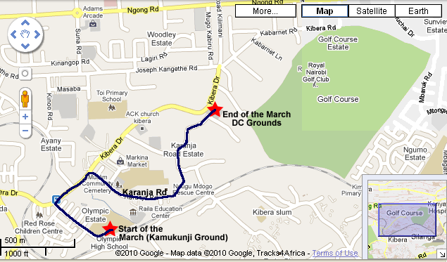 Peace March Route