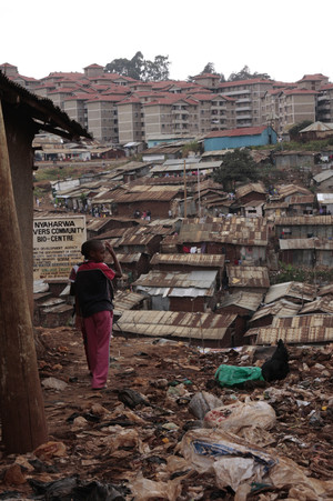 View of  Kibera's upgraded area Photo/Arianna Azzolini