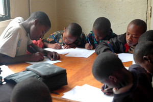 Chridren at Ndugu Mdogo Rescue Center