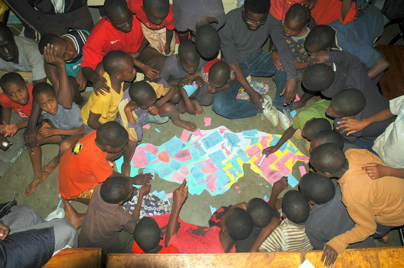 Chridren at Ndugu Mdogo Rescue Center