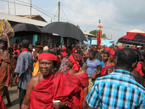 Assorted images from the procession 