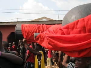 Assorted images from the procession 