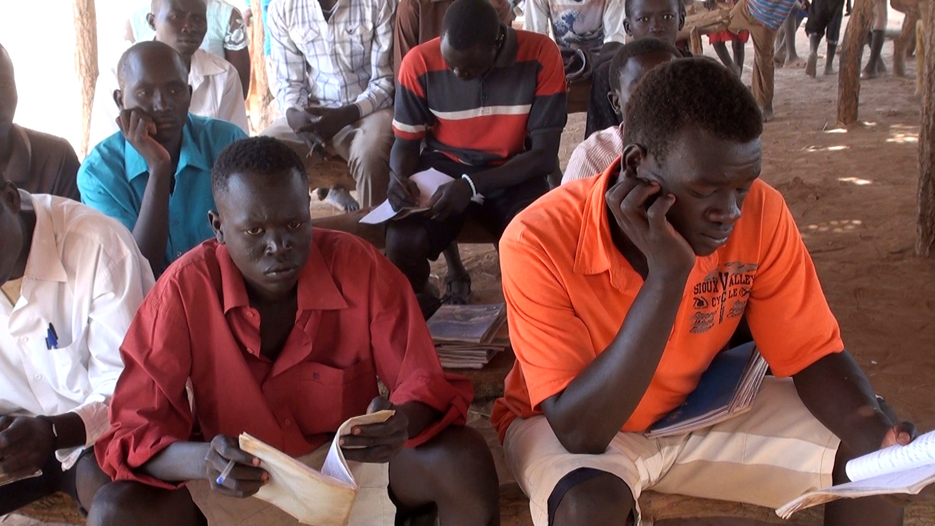 Nuba Students in Yida Refugee Camp