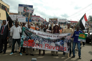 Sudan Demo - Nairobi